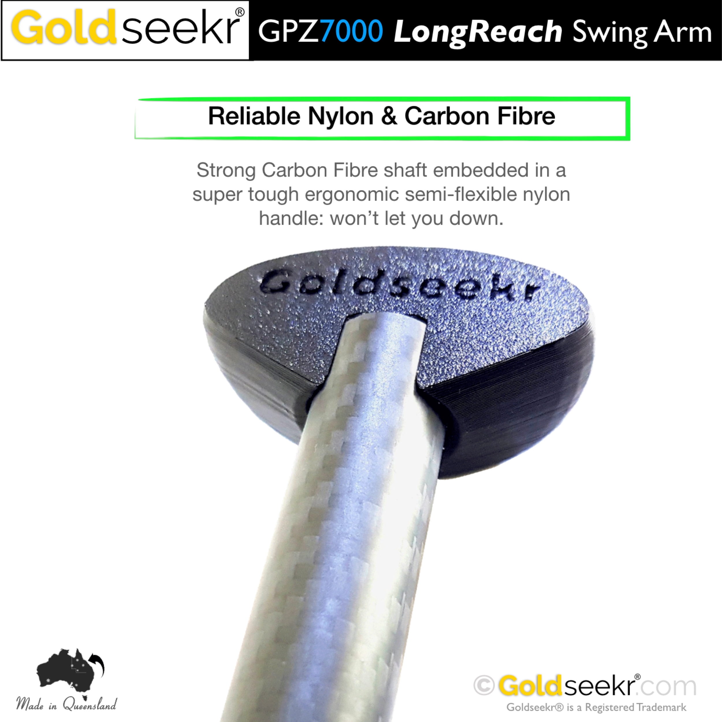 Goldsekkr GPZ7000 Long reach Telescopic Swing Arm