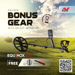 MINELAB EQUINOX 900 FREE EQX 15 COIL + PRO FIND 40 TOP END PROSPECTING