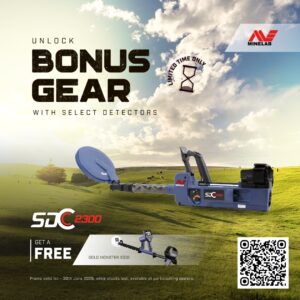 MINELAB SDC 2300 FREE GOLD MONSTER 1000 TOP END PROSPECTING