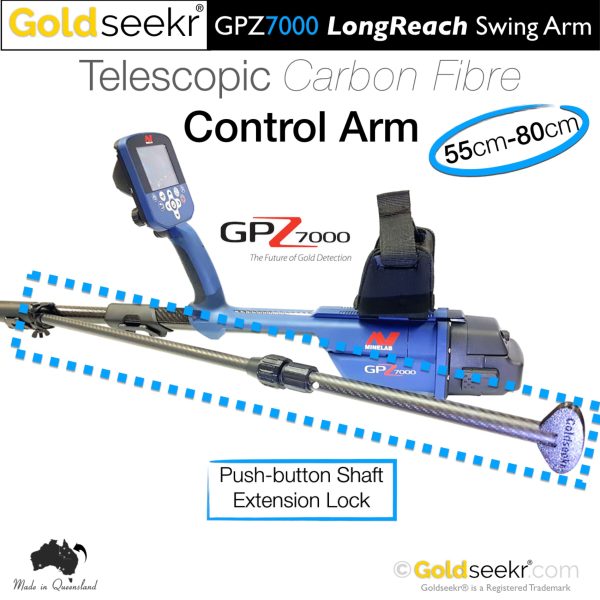 TopendProspectingGoldseekrGPZ7000LongReachTelescopicSwingArm