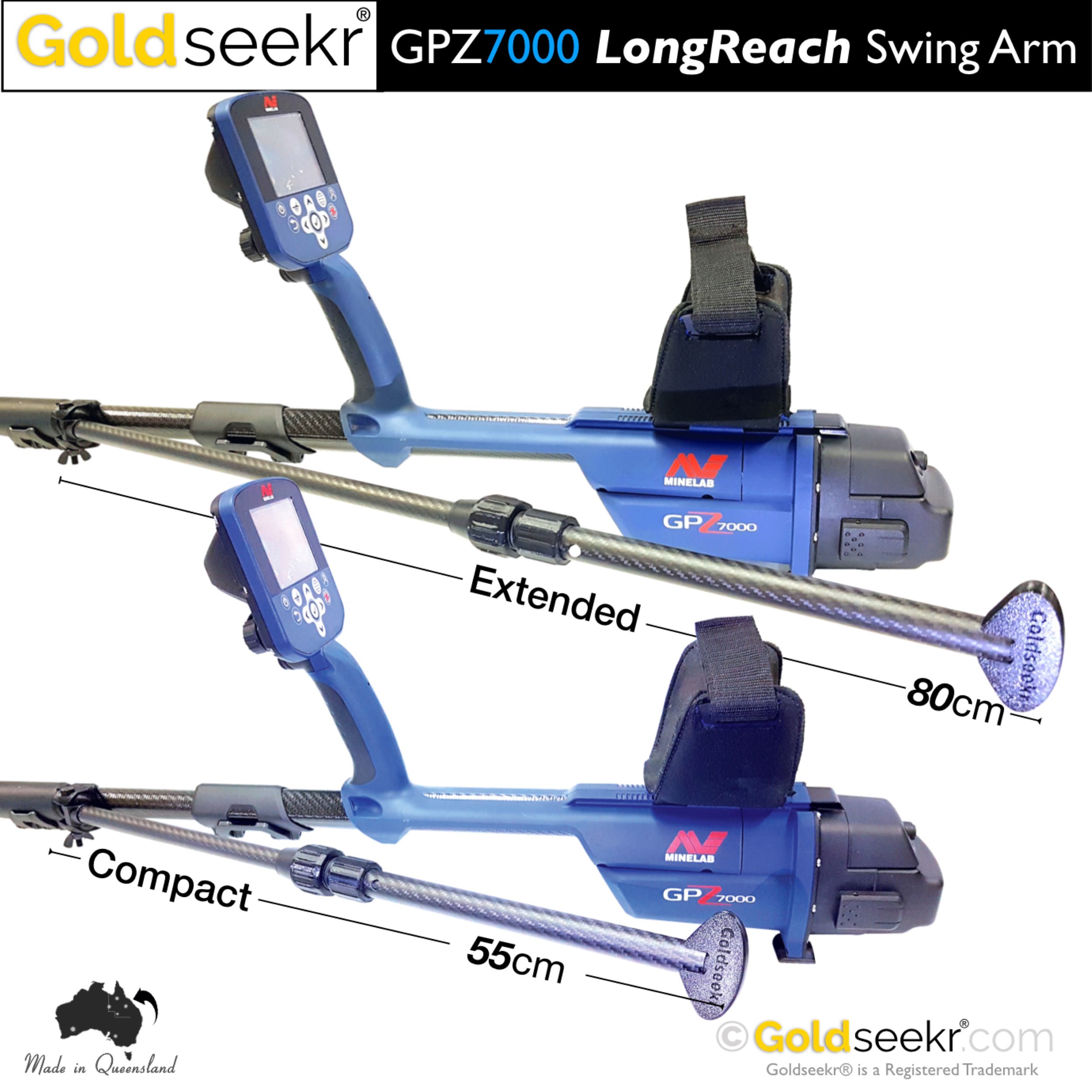 TopendProspectingGoldseekrGPZ7000LongReachTelescopicSwingArm